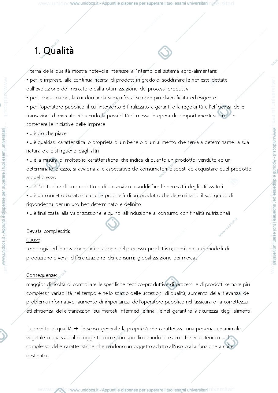 Anteprima pagina 1 — Riassunto produzioni animali