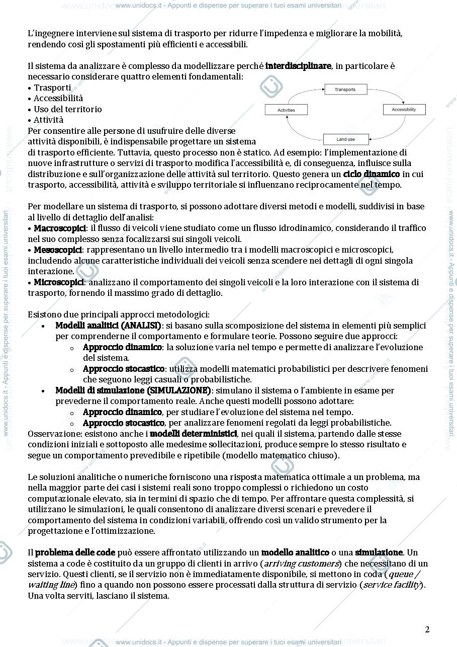 Anteprima pagina 2 — Ingegneria dei sistemi di trasporto