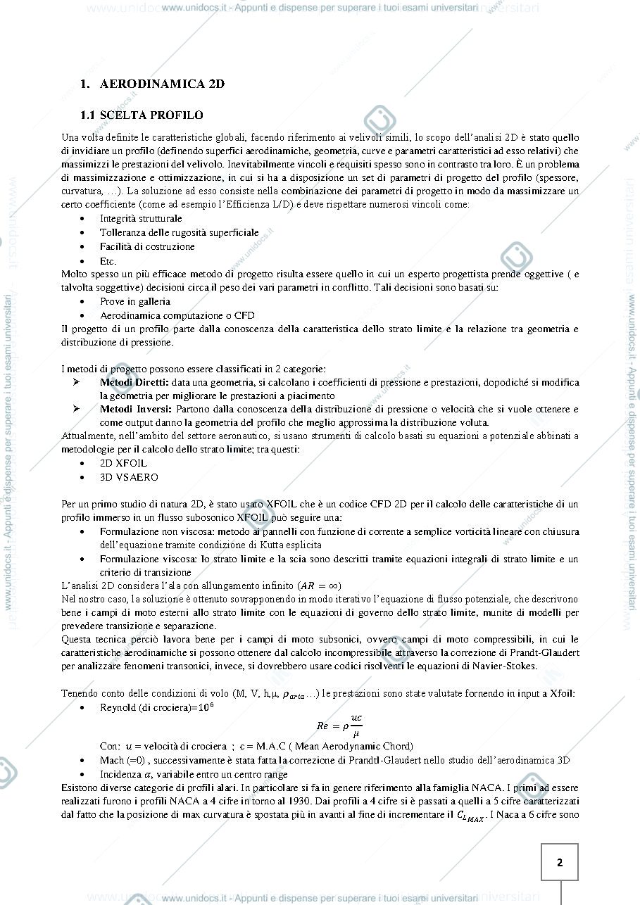 Anteprima pagina 2 — Appunti del corso di Progettazioni di Veicoli Aerospaziali