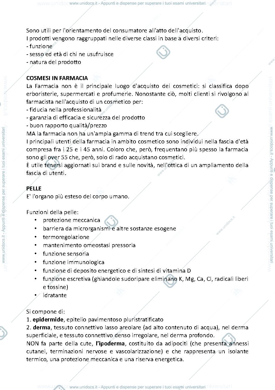 Anteprima pagina 4 — Dispense di Cosmetica e normativa - CTF