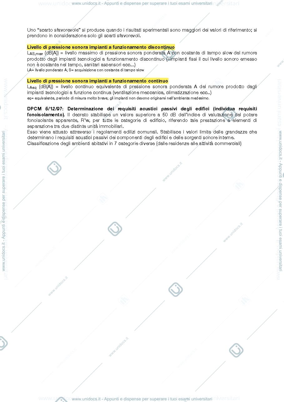 Anteprima pagina 2 — Progetto fisico tecnica dell'edificio - Acustica