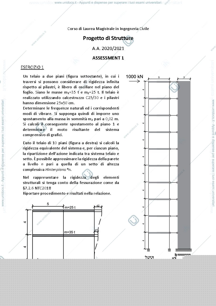 Anteprima pagina 1 — Prima esercitazione