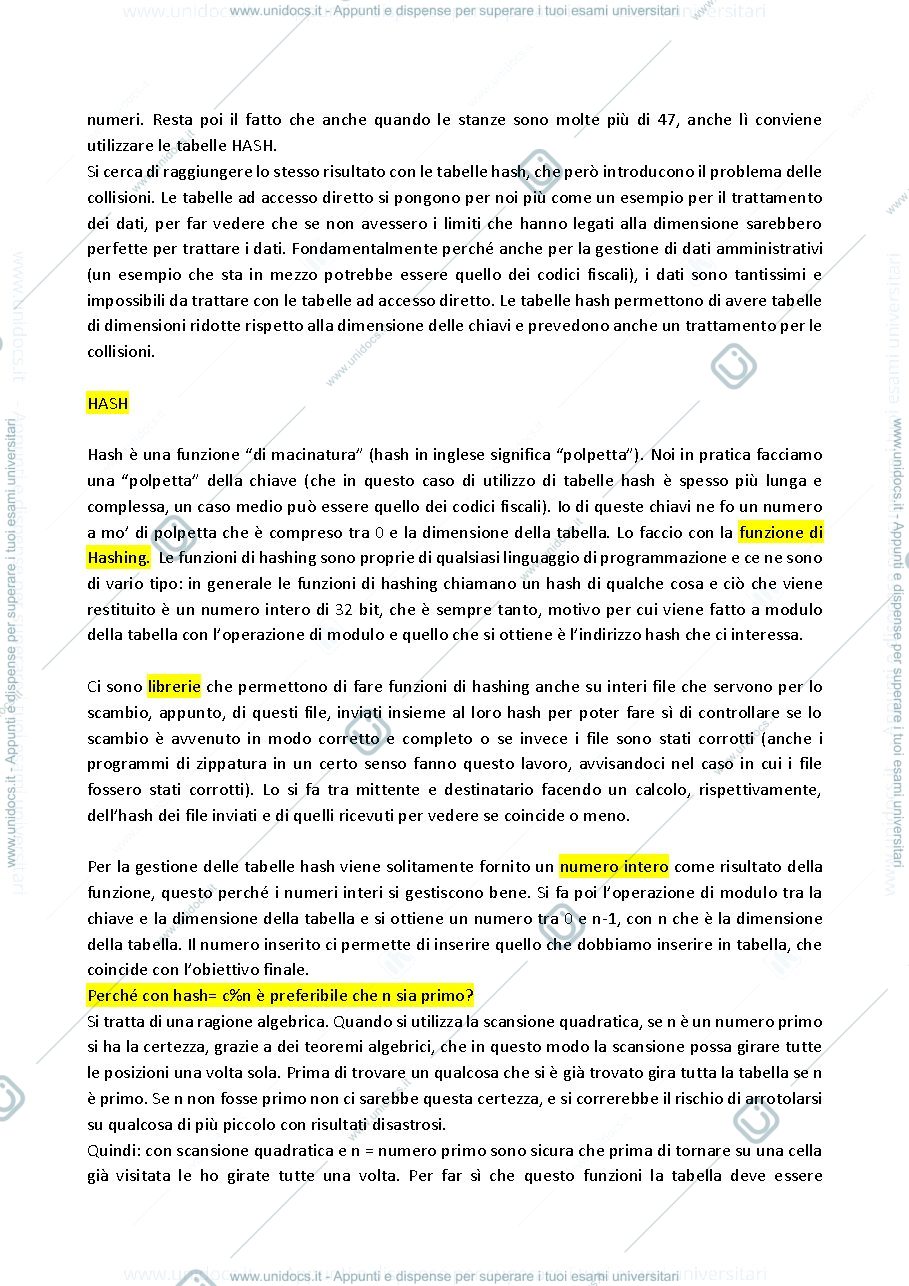 Anteprima pagina 2 — Appunti Ricevimento Algoritmica