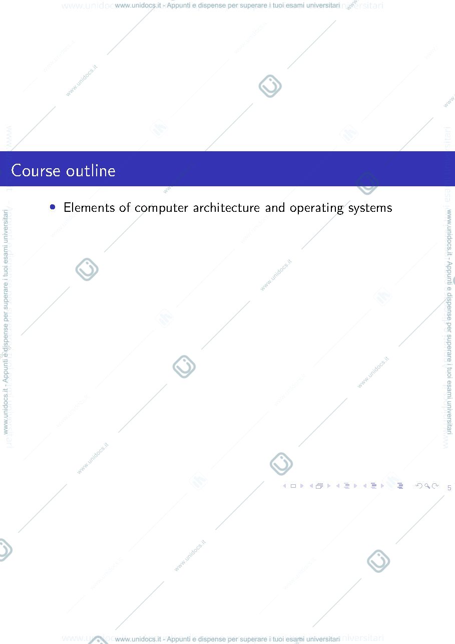 Anteprima pagina 5 — Slide delle lezioni del corso