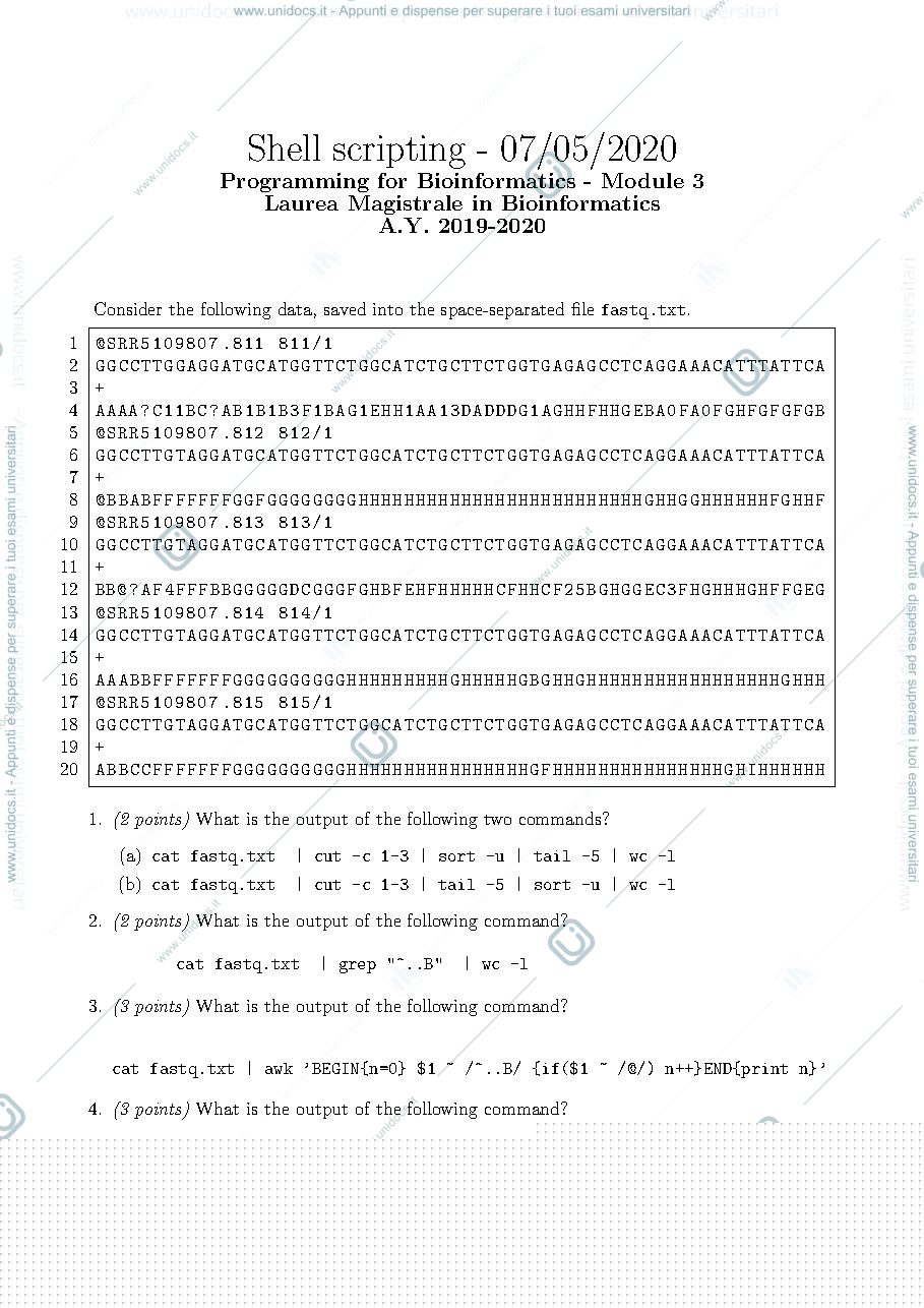 Anteprima pagina 1 —  Final exam Di Lena. Module 3 version 9