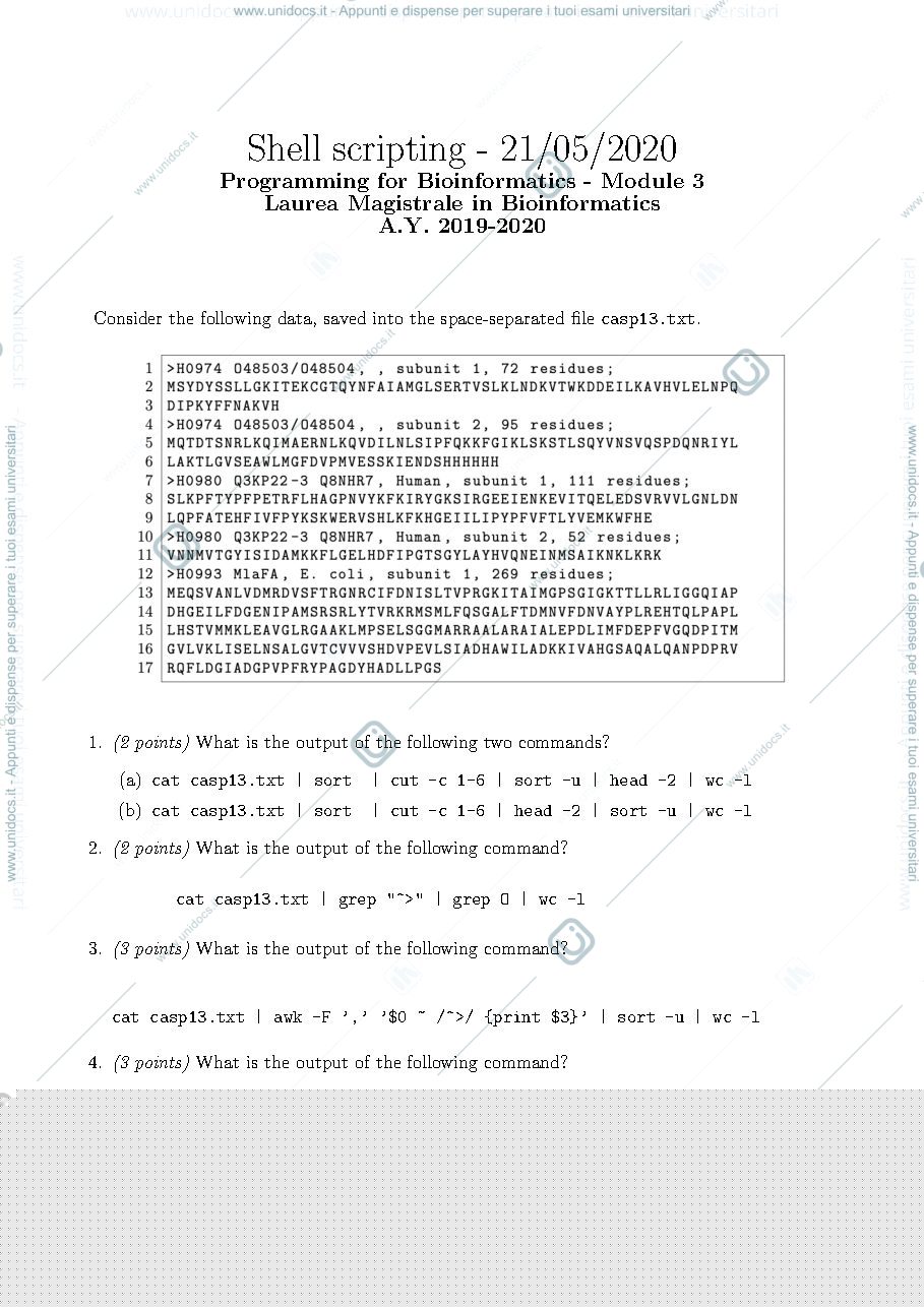Anteprima pagina 1 — Final exam Di Lena. Module 3 version 5