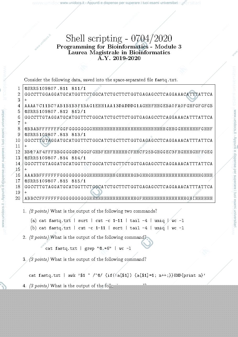 Anteprima pagina 1 — Final exam Di Lena. Module 3 version 7