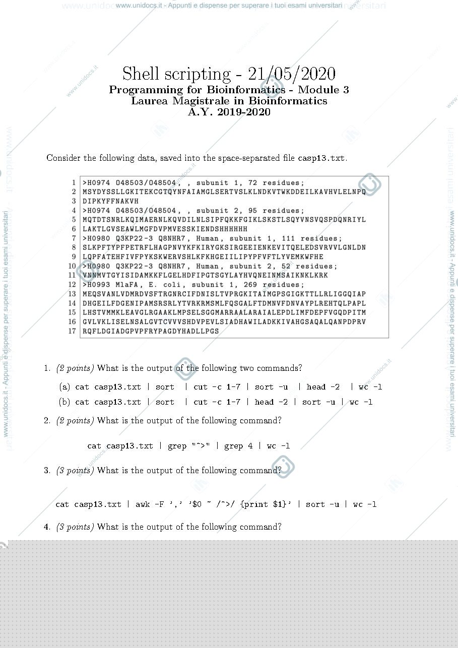 Anteprima pagina 1 — Final exam Di Lena. Module 3 version 6