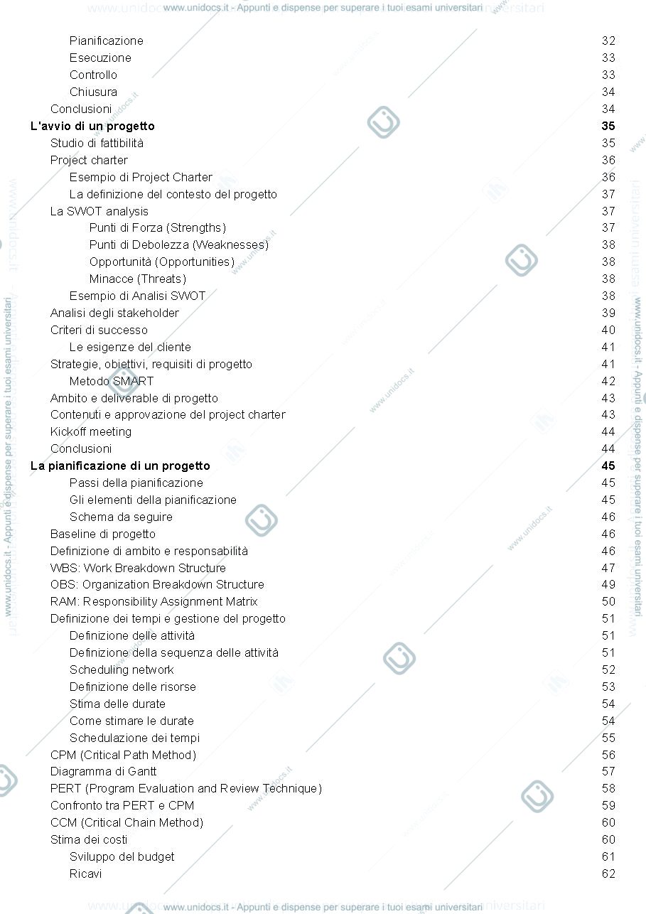 Anteprima pagina 2 — APPUNTI DI OPERATION E PROJECT MANAGEMENT