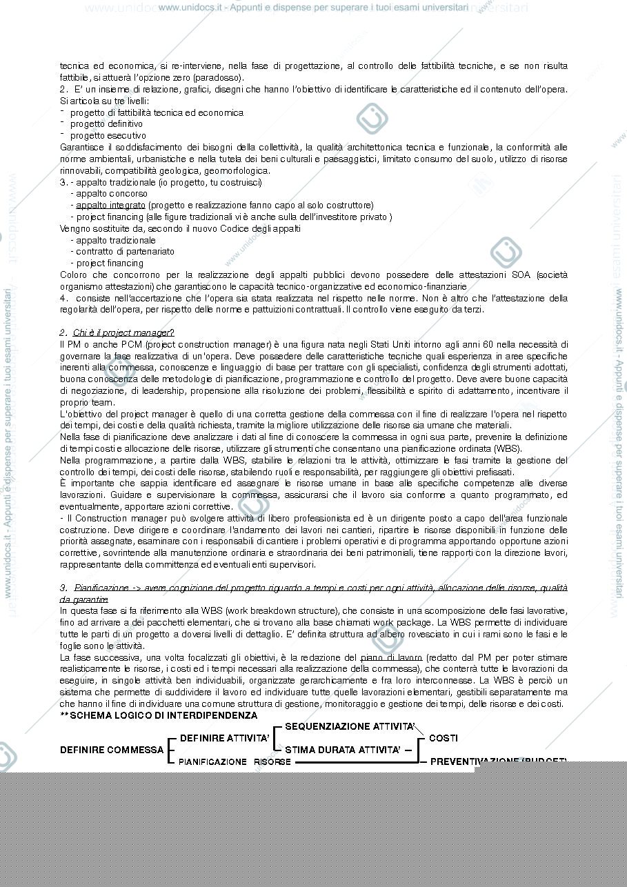 Anteprima pagina 2 — Project management