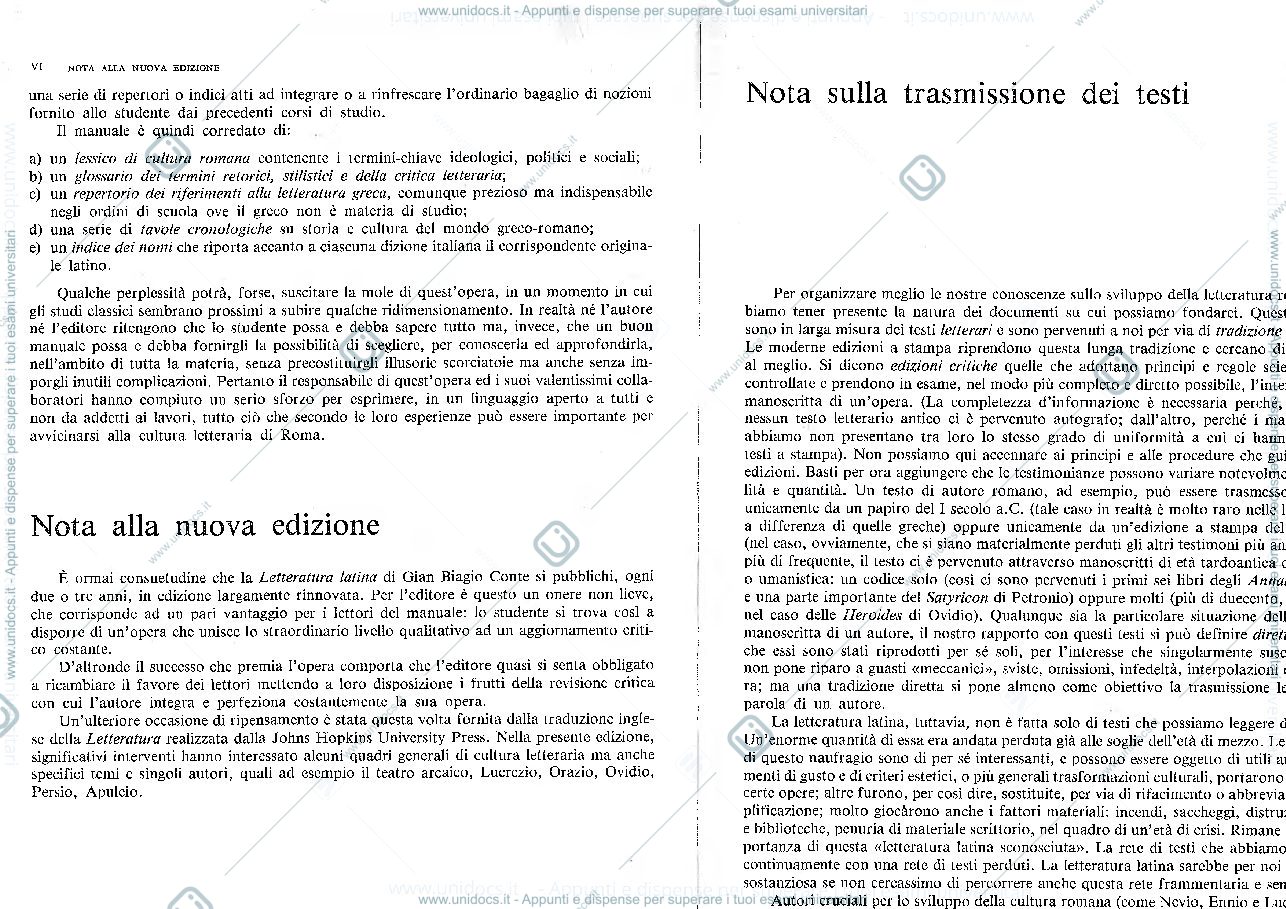 Anteprima pagina 4 — Letteratura latina 
