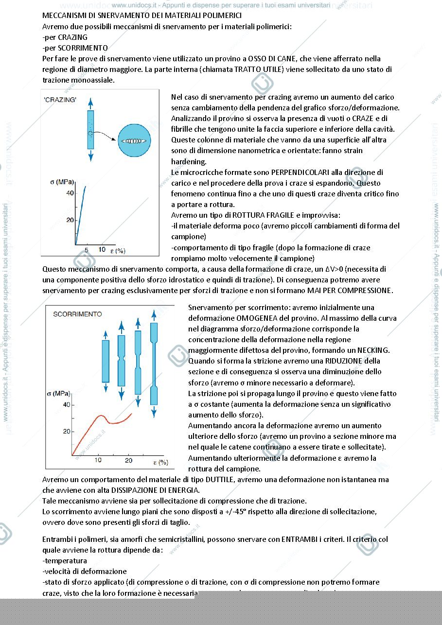 Anteprima pagina 1 — Criteri di snervamento