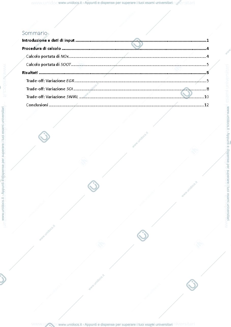 Anteprima pagina 2 — Relazione Emissioni specifiche
