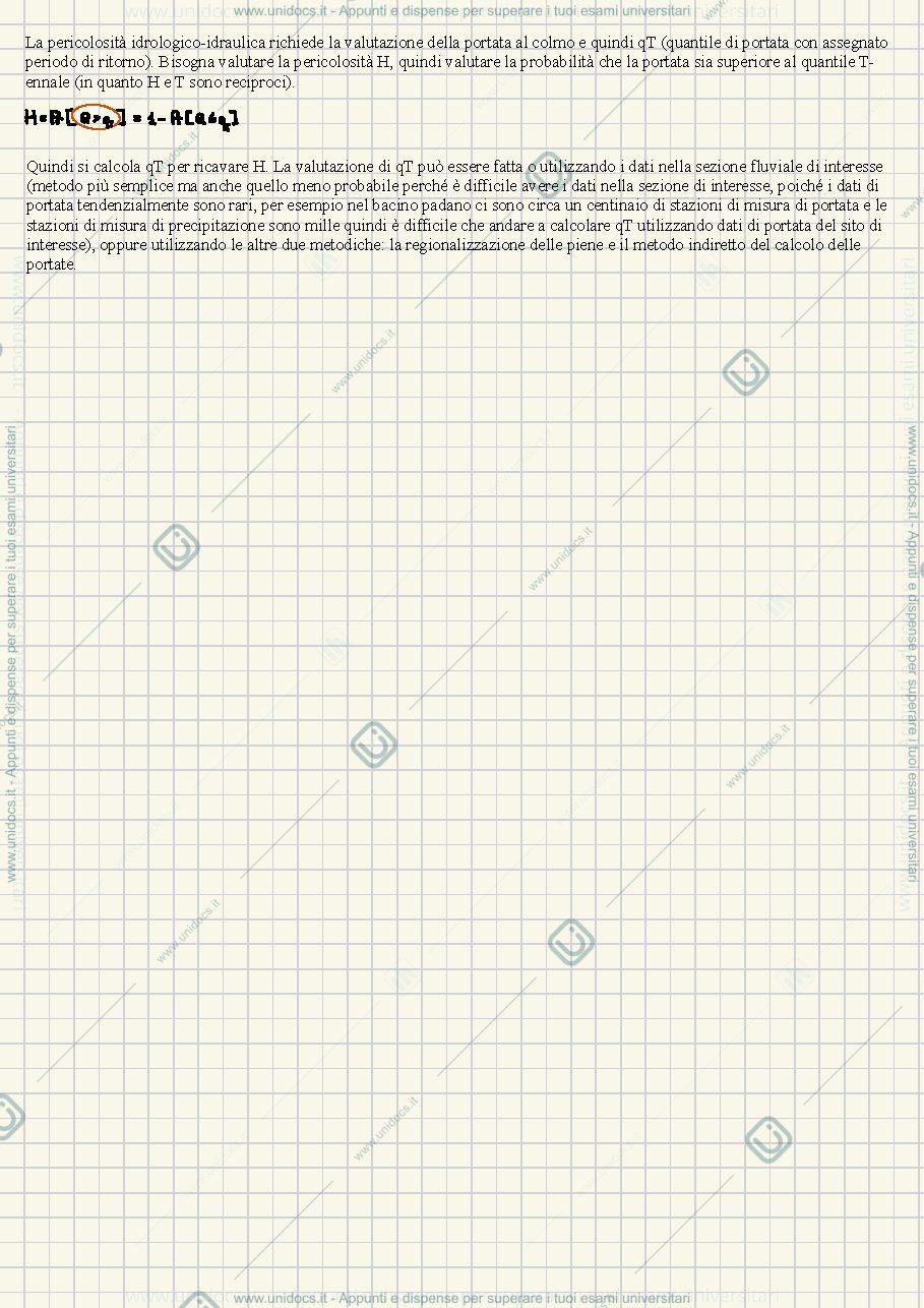 Anteprima pagina 4 — Protezione idraulica del territorio - 6 cfu
