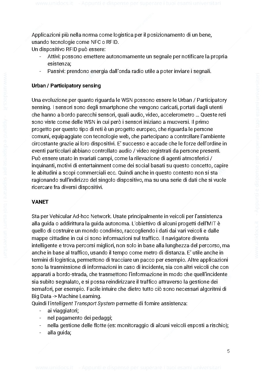 Anteprima pagina 5 — Appunti protocolli per reti ad hoc e sensori
