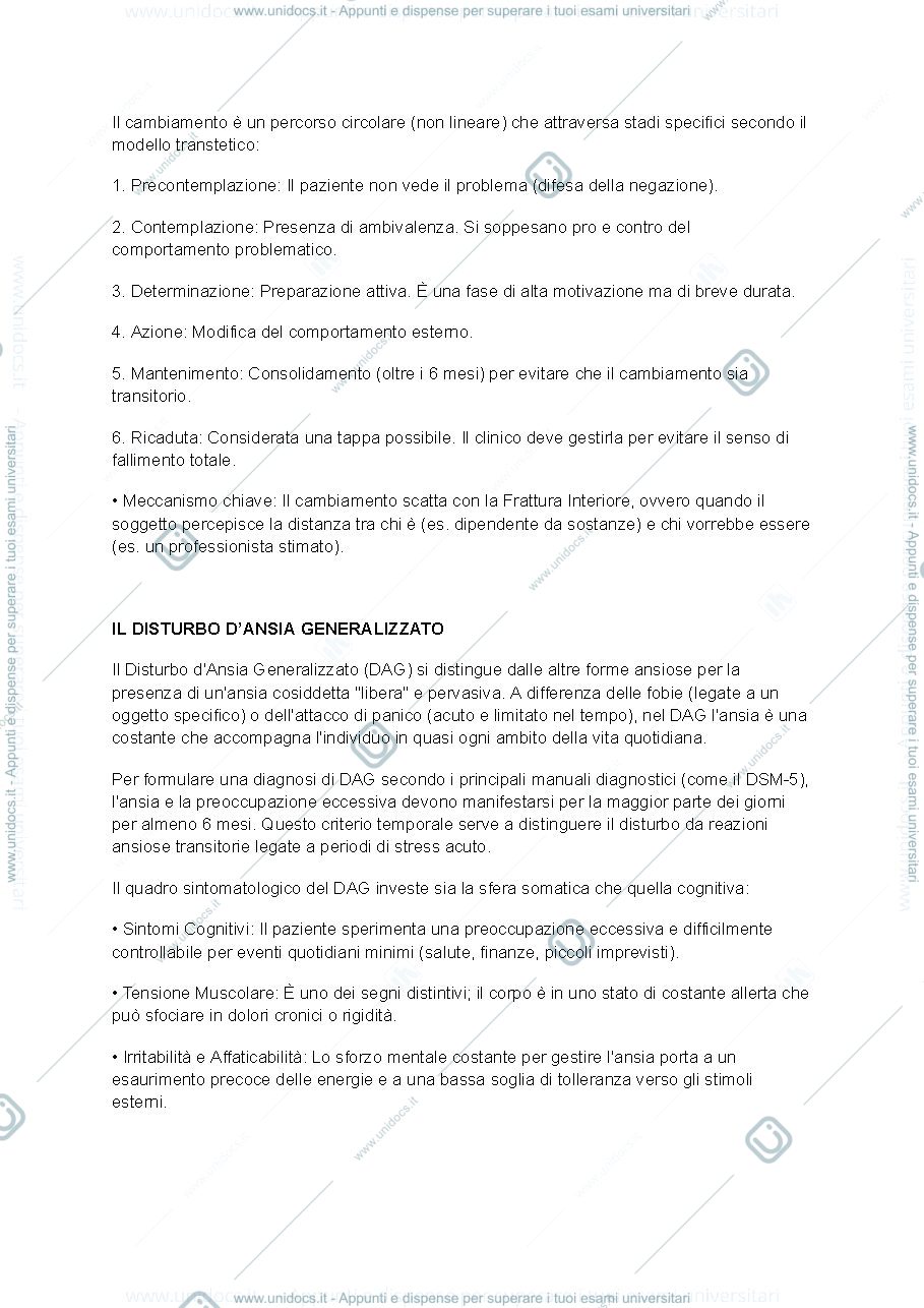 Anteprima pagina 2 — Riassunto psichiatria 1