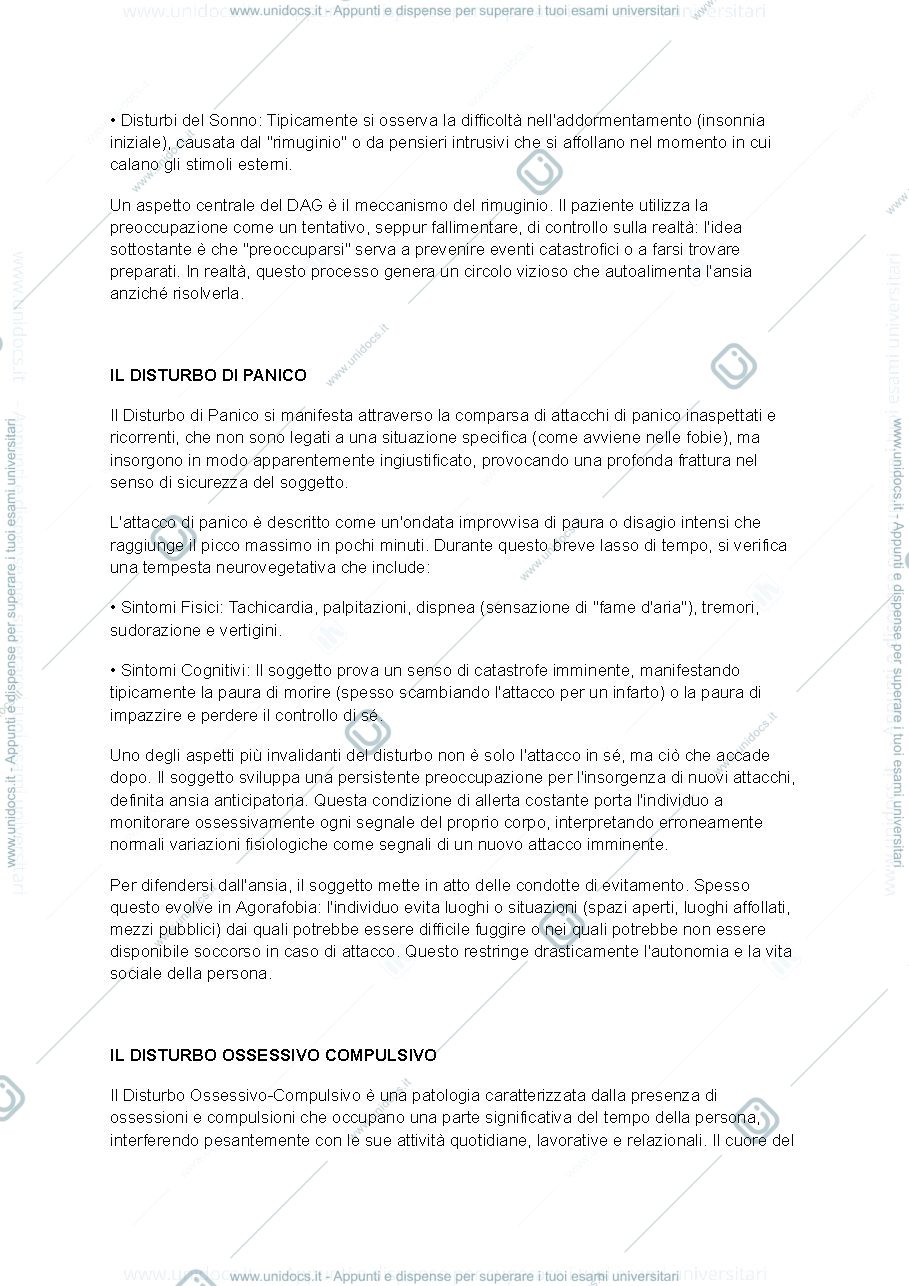 Anteprima pagina 3 — Riassunto psichiatria 1