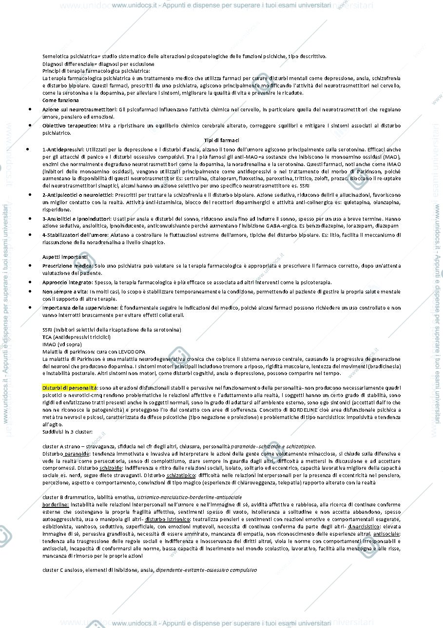 Anteprima pagina 1 — psichiatria
