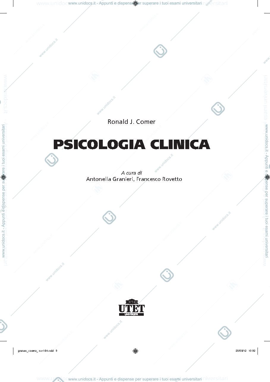 Anteprima pagina 4 — Psicologia clinica