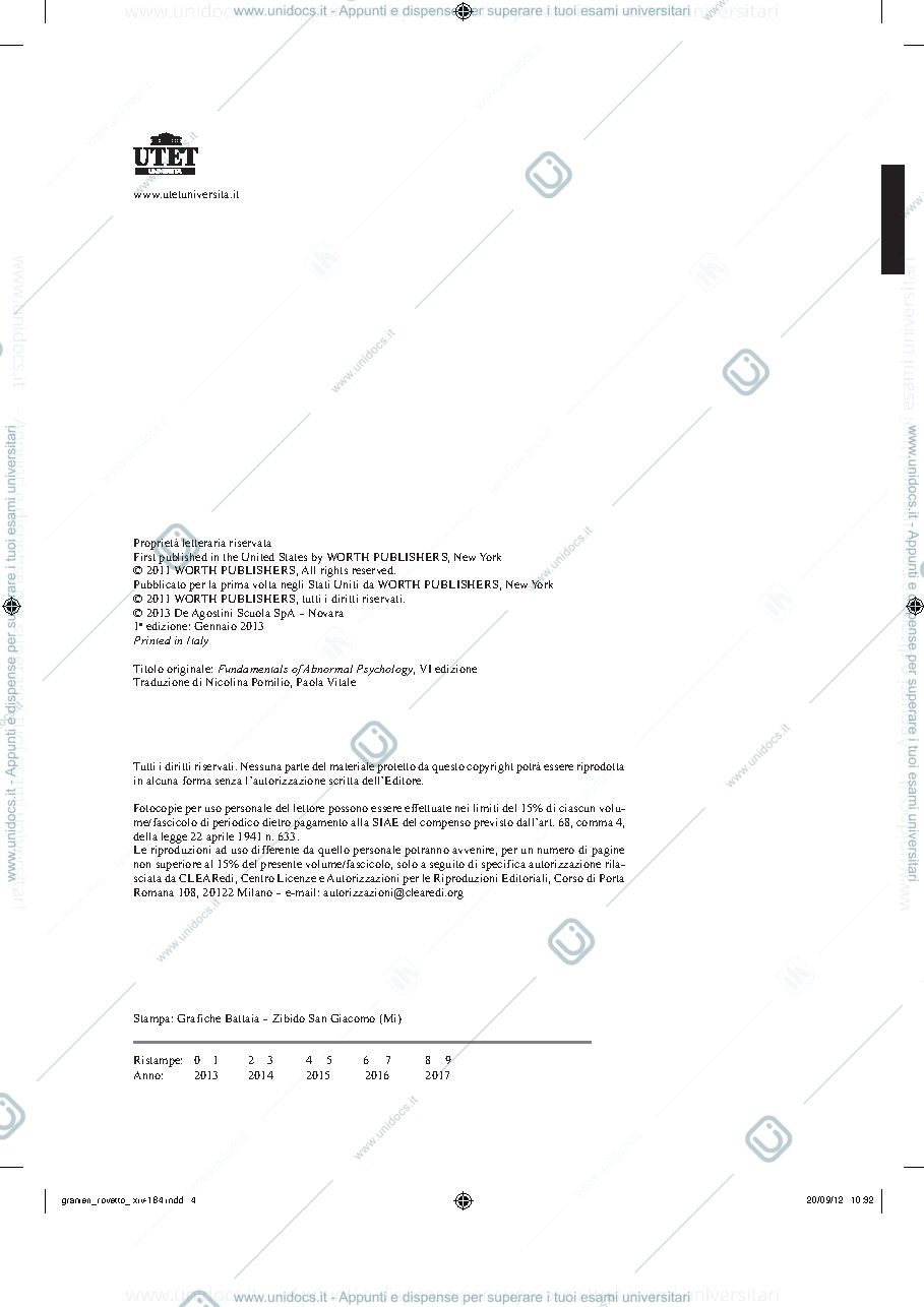 Anteprima pagina 5 — Psicologia clinica