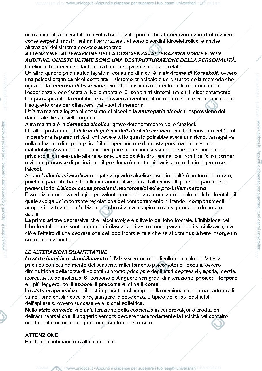 Anteprima pagina 2 — Appunti di psichiatria