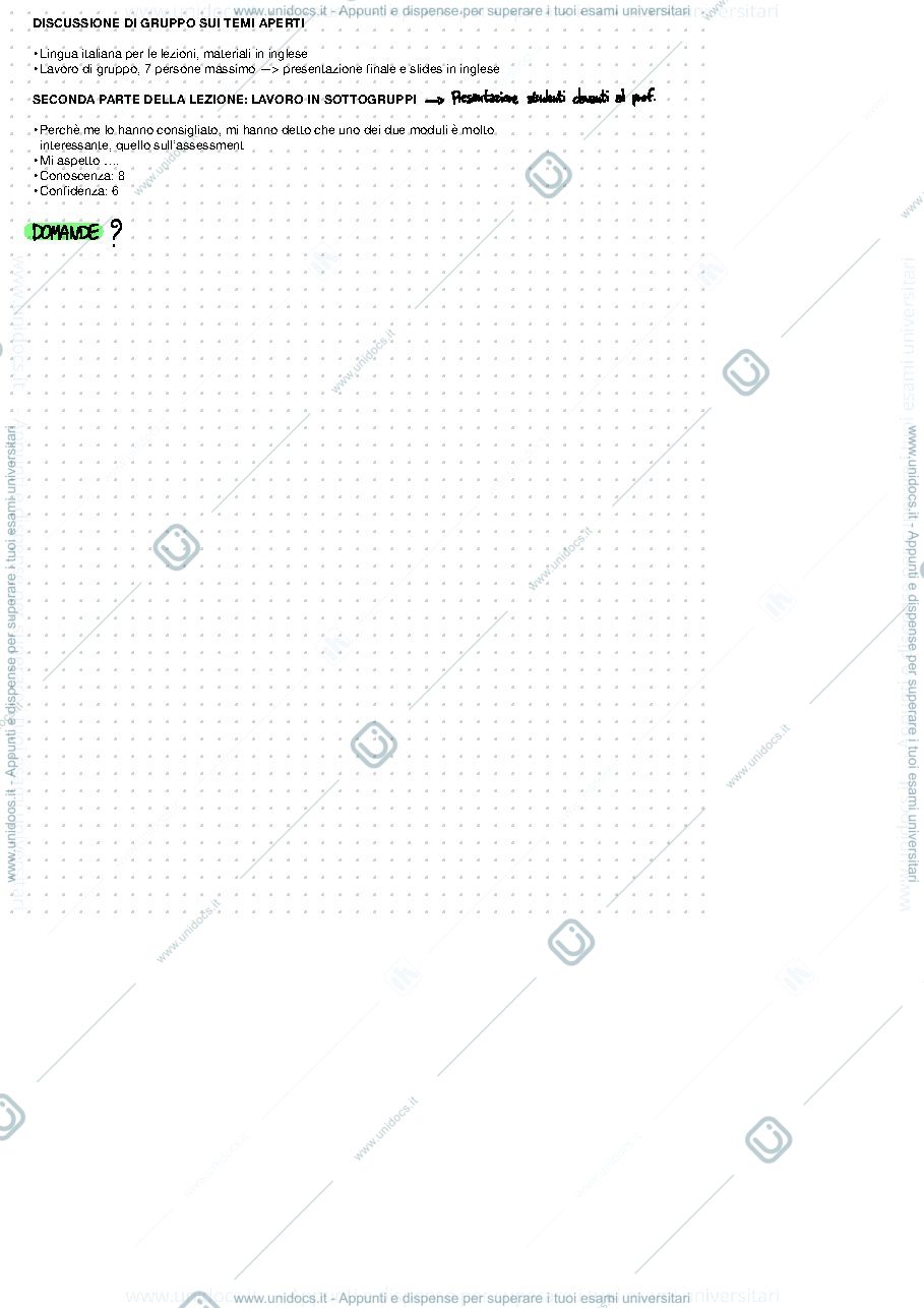 Anteprima pagina 3 — Appunti psicologia dell’assessment e dello sviluppo nelle organizzazioni 