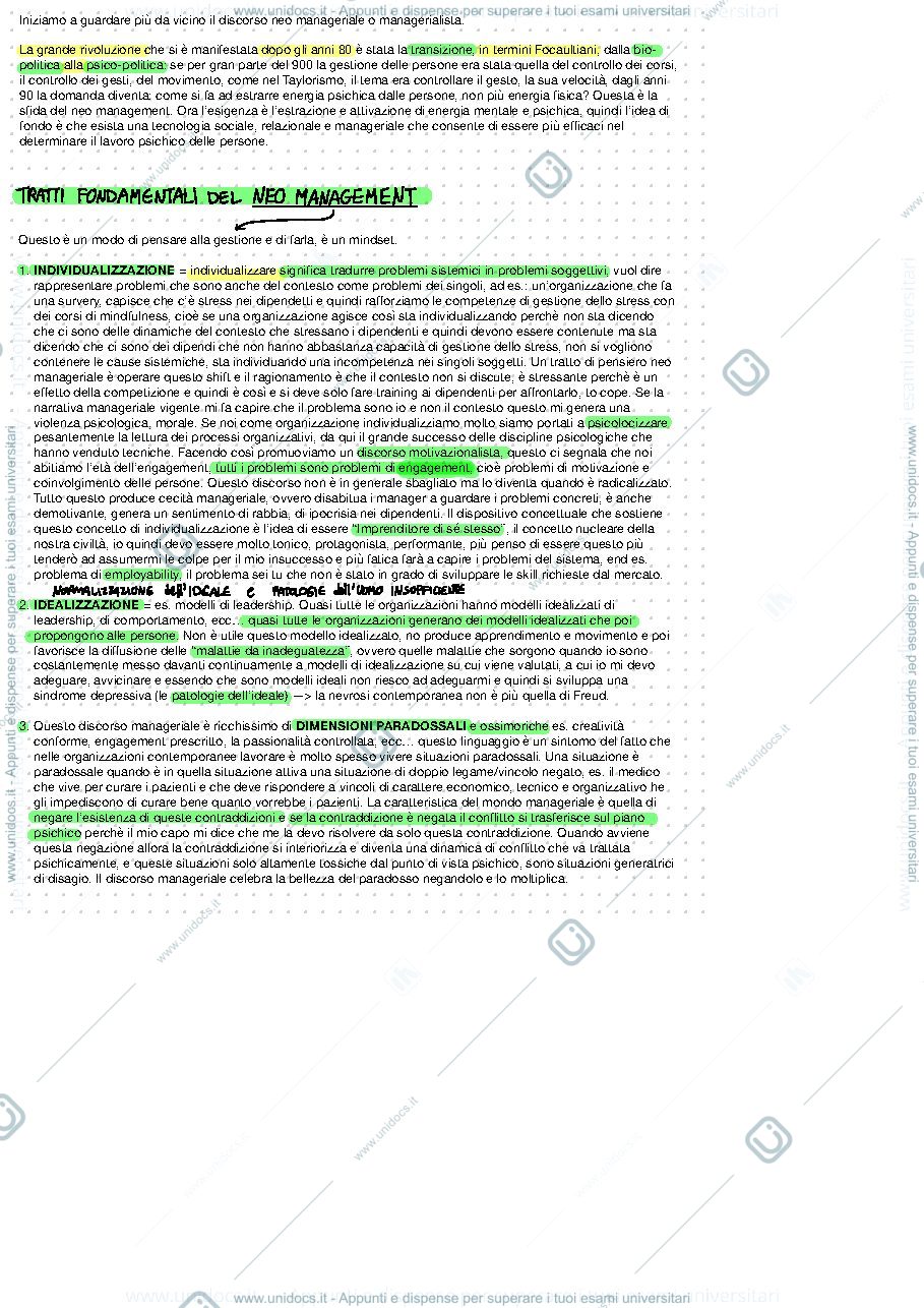 Anteprima pagina 5 — Appunti psicologia dell’assessment e dello sviluppo nelle organizzazioni 
