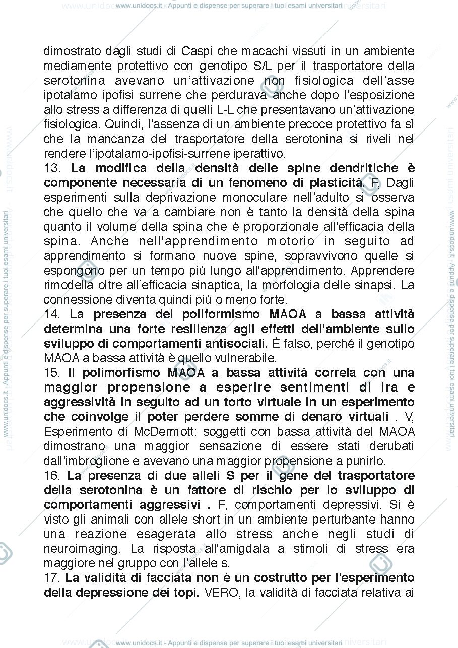 Anteprima pagina 3 — Domande psicobio