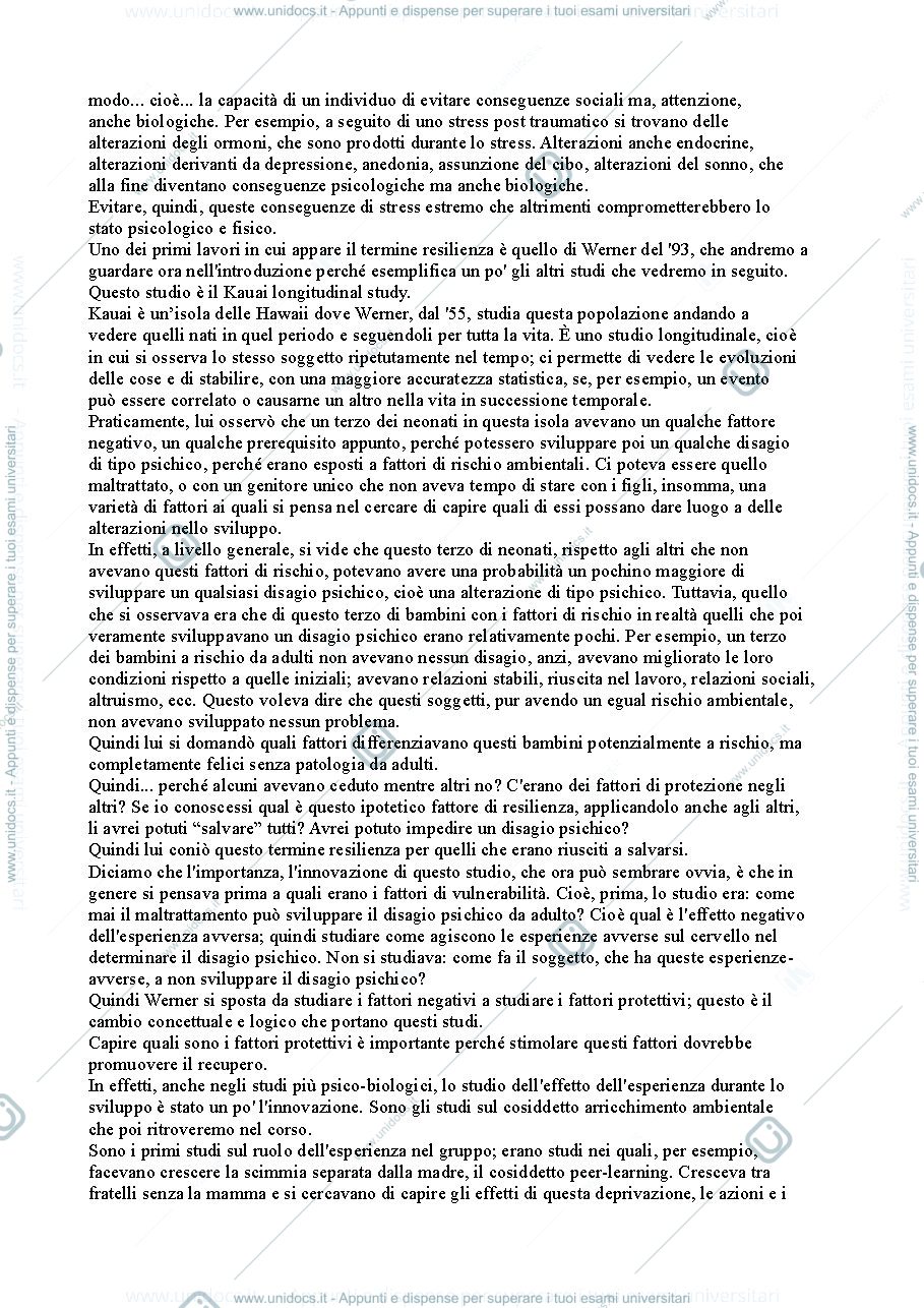 Anteprima pagina 2 — Sbobinature 1°Modulo (Pizzorusso)
