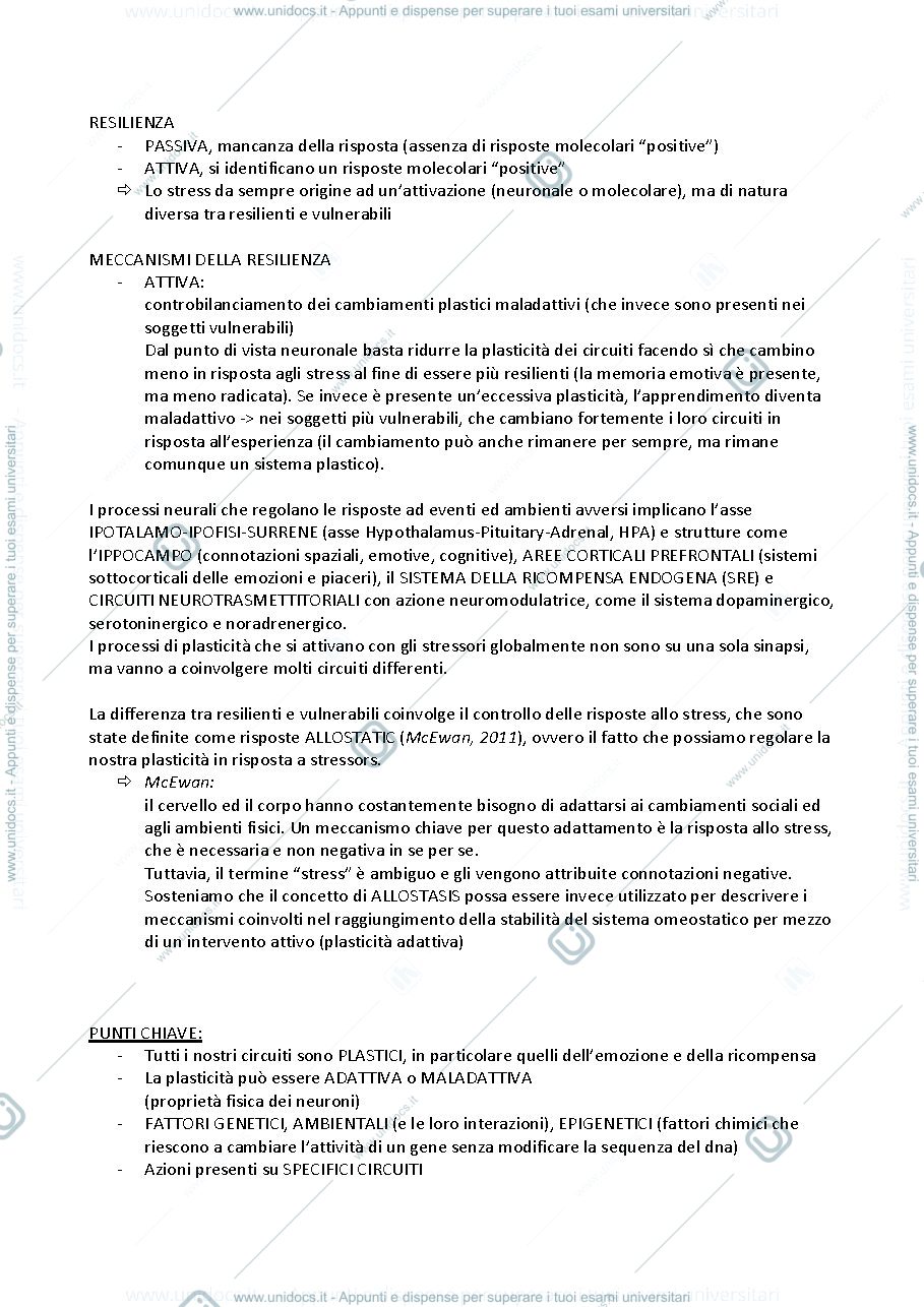 Anteprima pagina 4 — Psicobiologia della resilienza e della vulnerabilità 