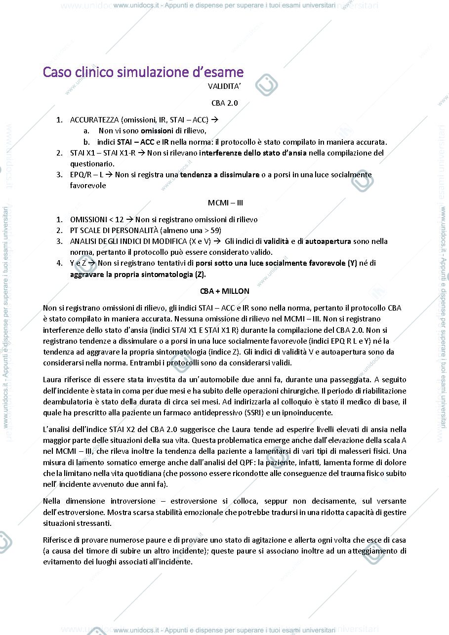 Anteprima pagina 1 — esercitazioni esame