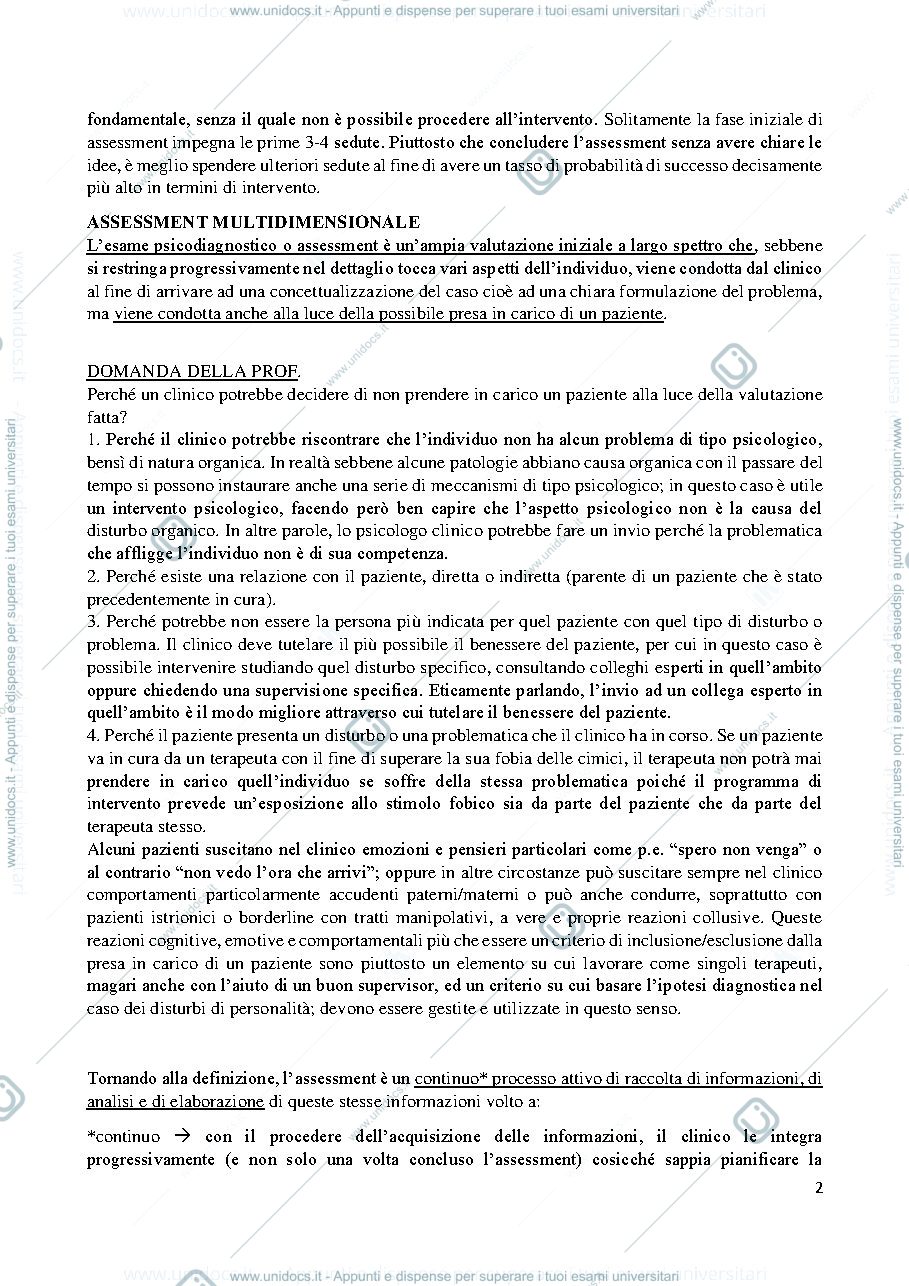Anteprima pagina 2 — Psicodiagnostica clinica