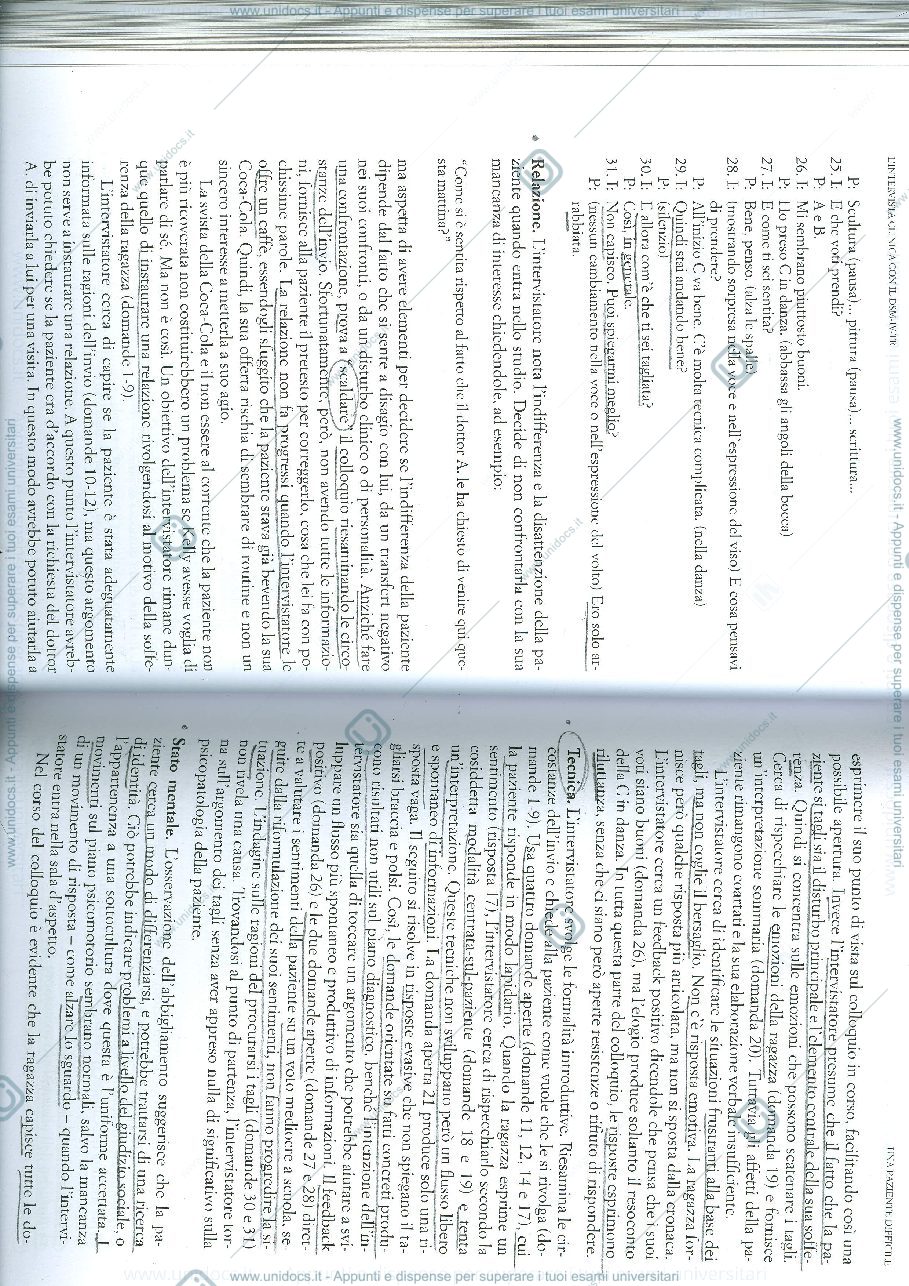 Anteprima pagina 3 — Parte IV "The clinical interview with DSM-IV-TR"
