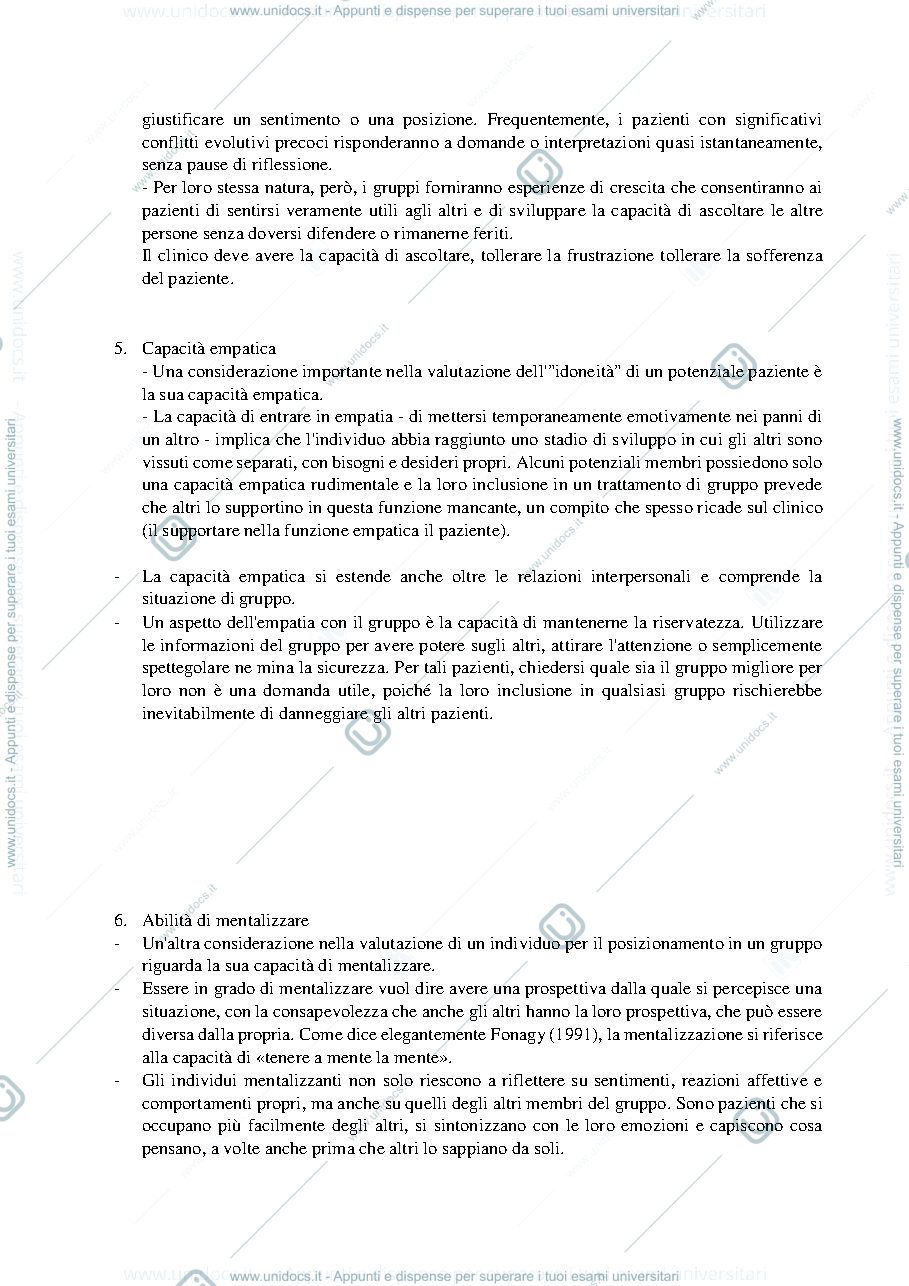 Anteprima pagina 4 — APPUNTI PSICODINAMICA