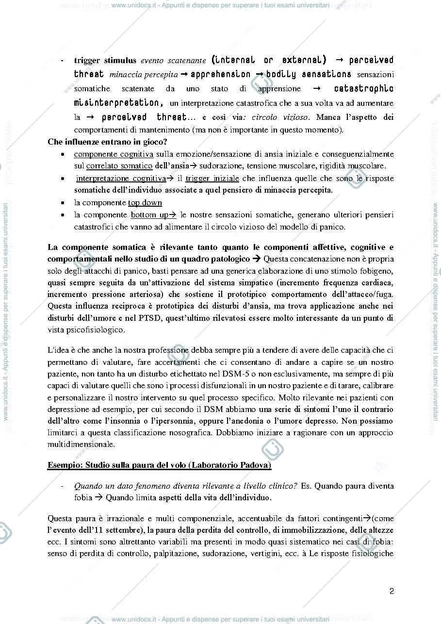 Anteprima pagina 2 — Psicofisiologia clinica e psicosomatica