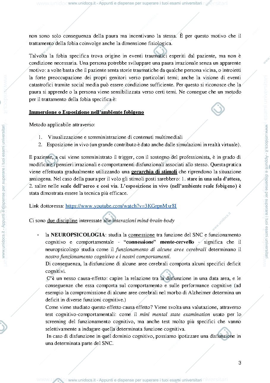 Anteprima pagina 3 — Psicofisiologia clinica e psicosomatica
