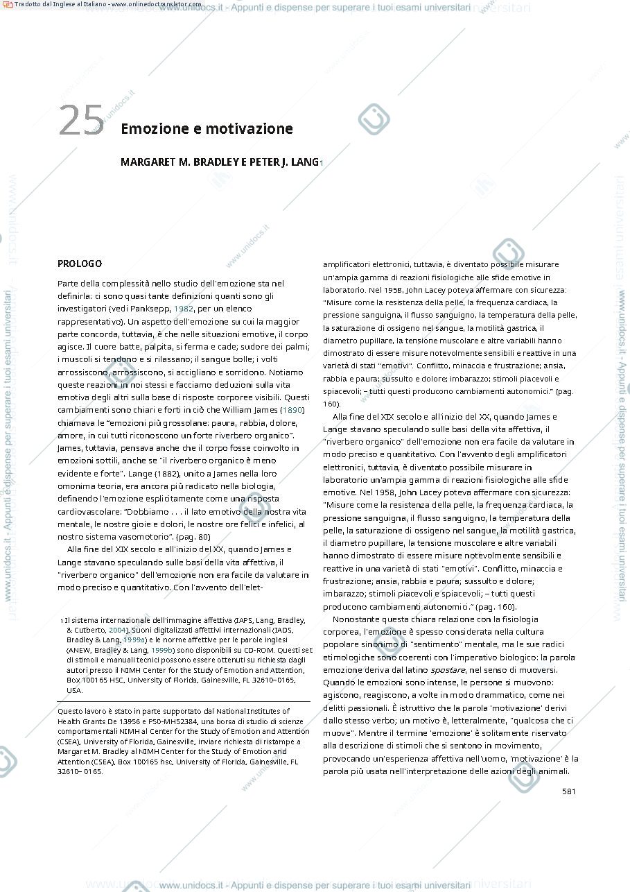 Anteprima pagina 1 — traduzione capitolo 25 cacioppo