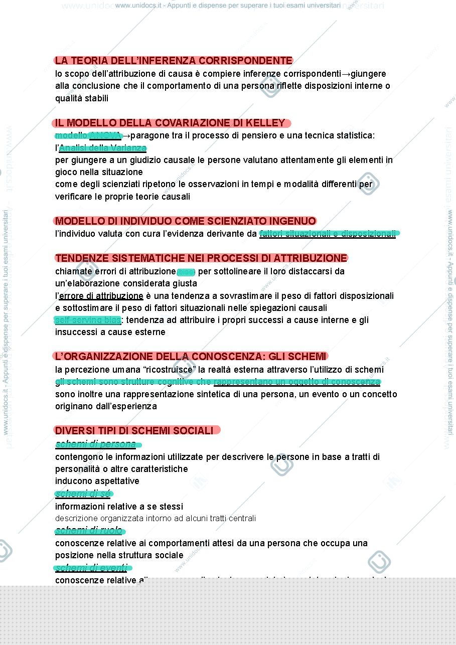 Anteprima pagina 2 — riassunto psicologia sociale