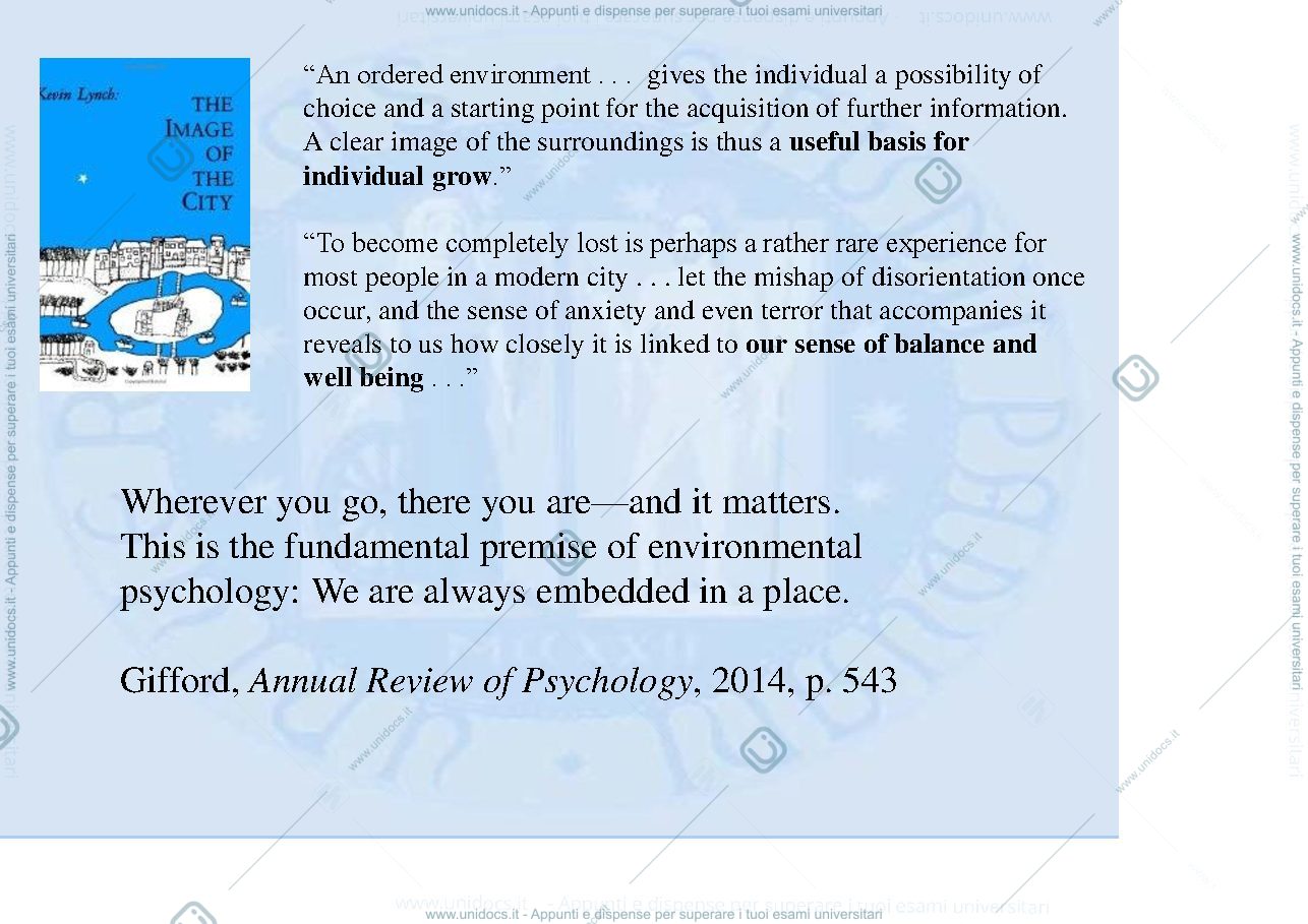 Anteprima pagina 3 — Slide storia psicologia ambientale