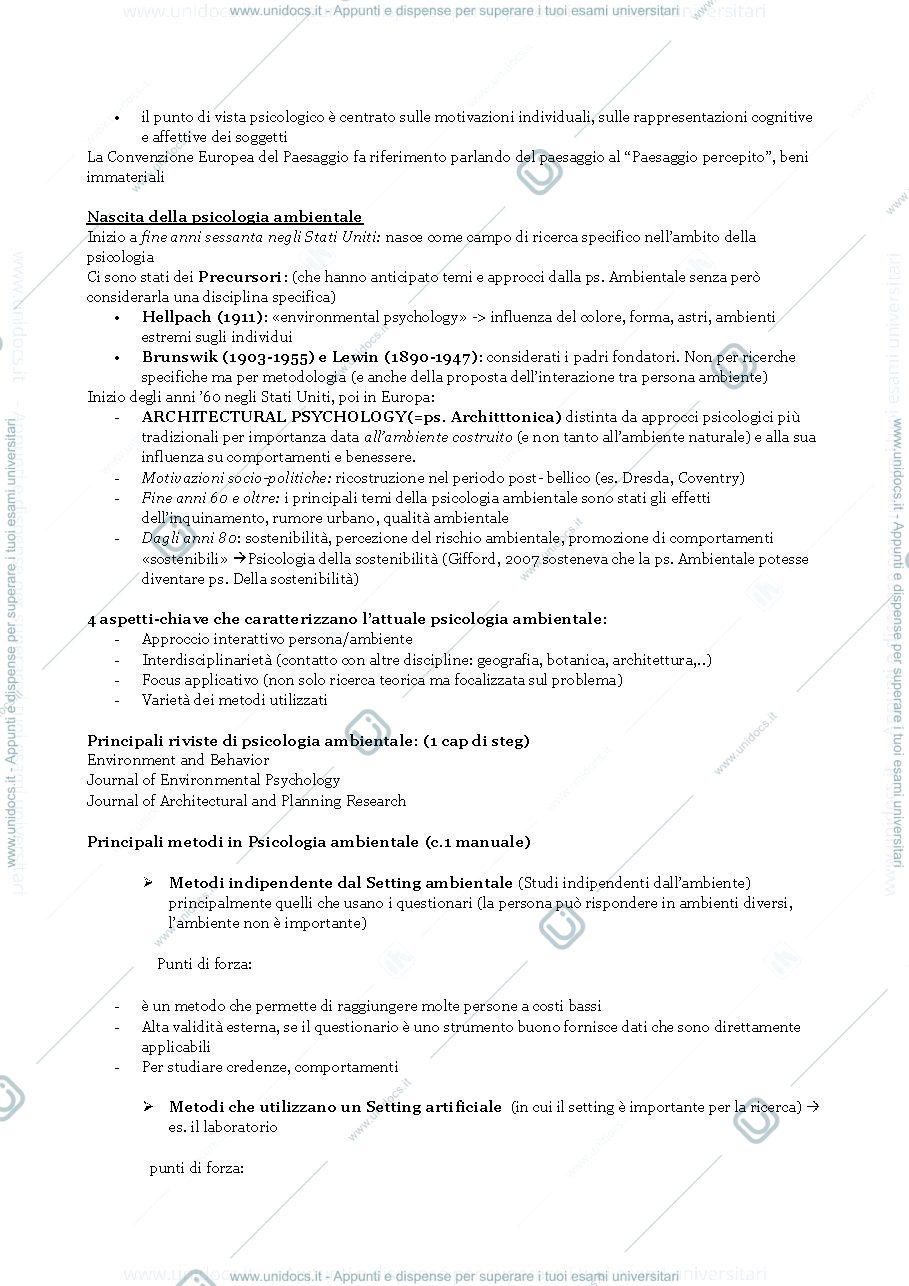 Anteprima pagina 2 — psicologia ambientale