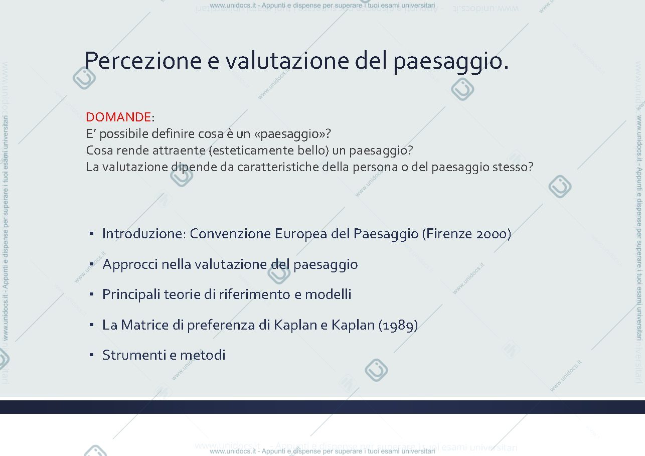 Anteprima pagina 2 — percezione e valutazione del paesaggio pt 1