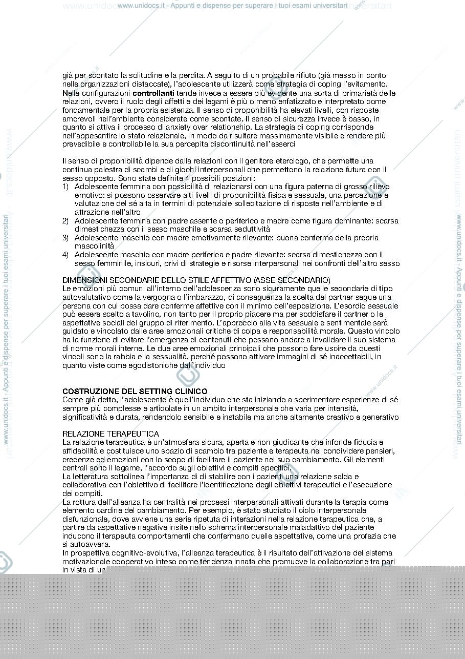 Anteprima pagina 3 — Appunti psicologia clinica dell’età evolutiva