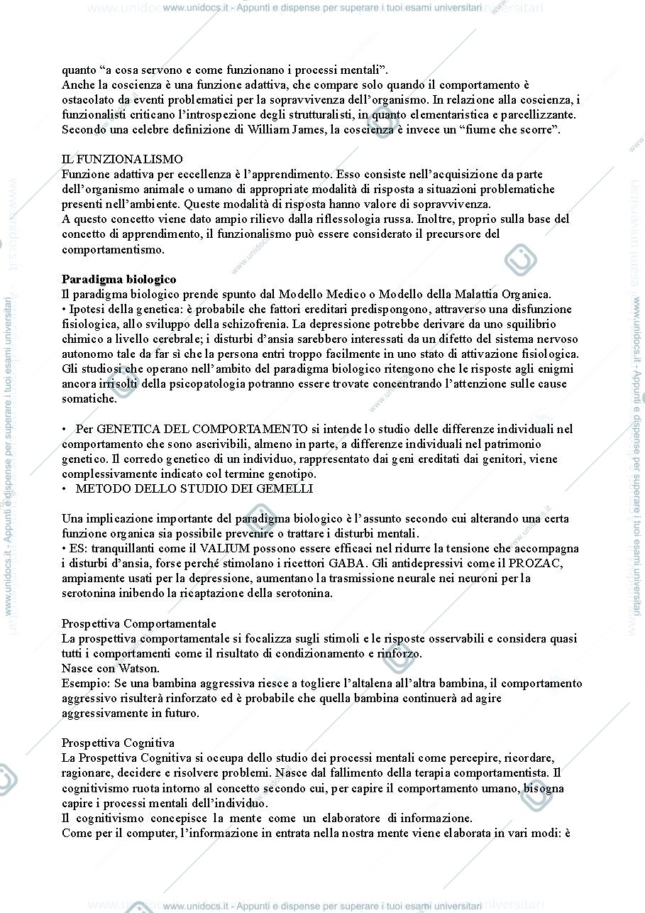 Anteprima pagina 2 — Riassunti psicologia clinica e dinamica