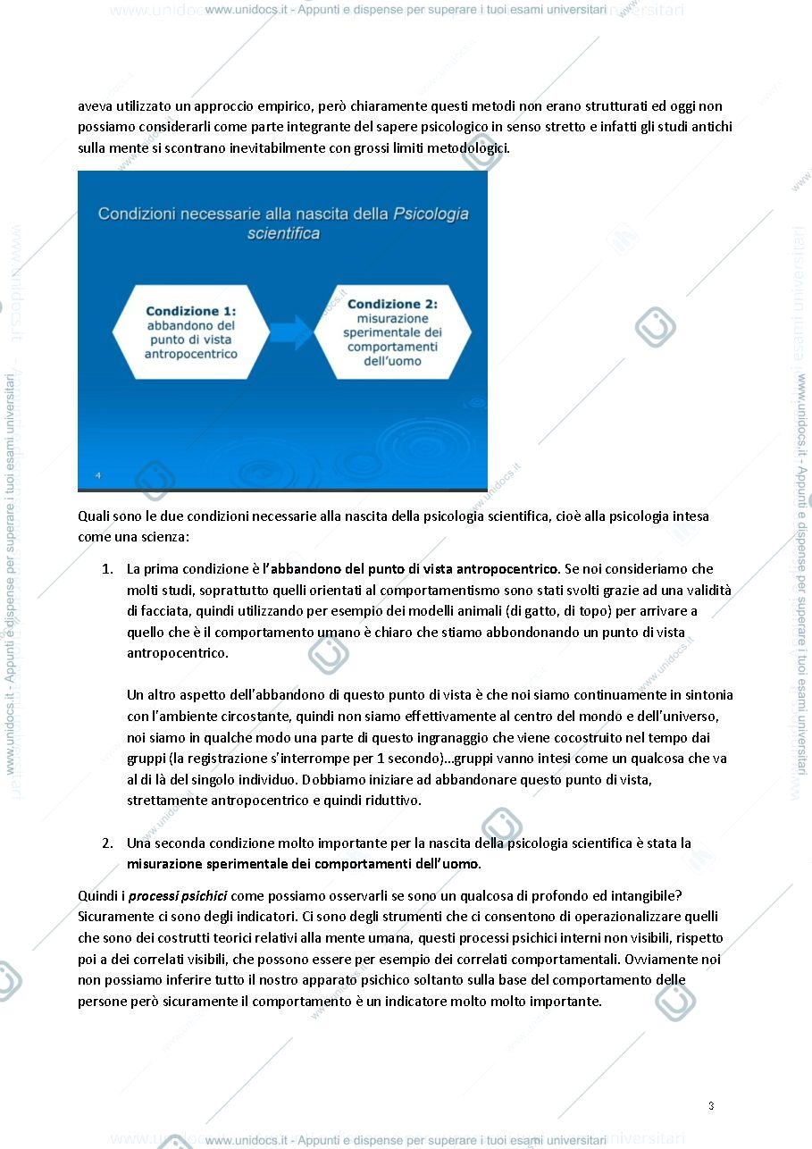 Anteprima pagina 3 — Dispensa di psicopatologia e psicologia clinica