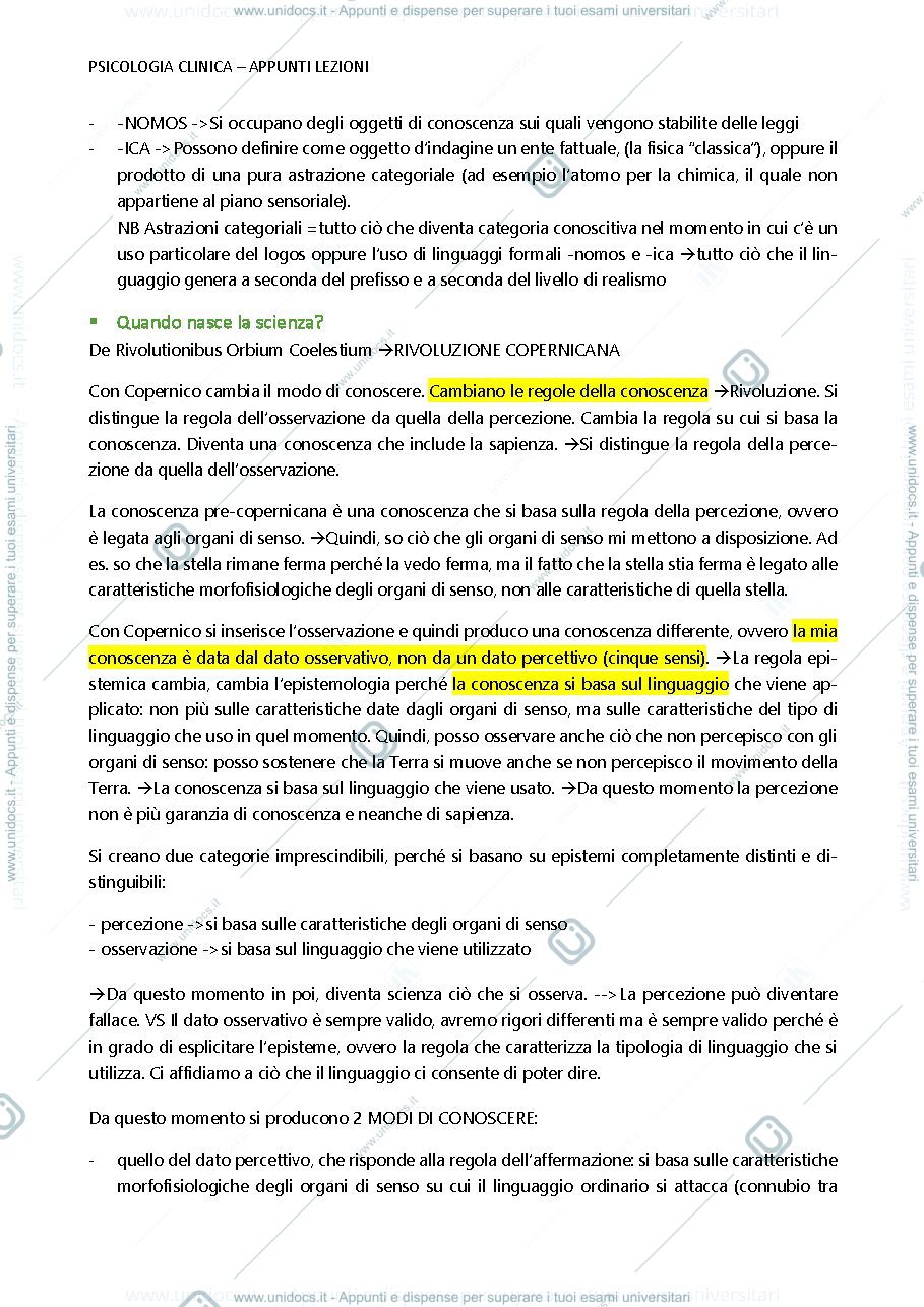 Anteprima pagina 3 — Appunti psicologia clinica Turchi