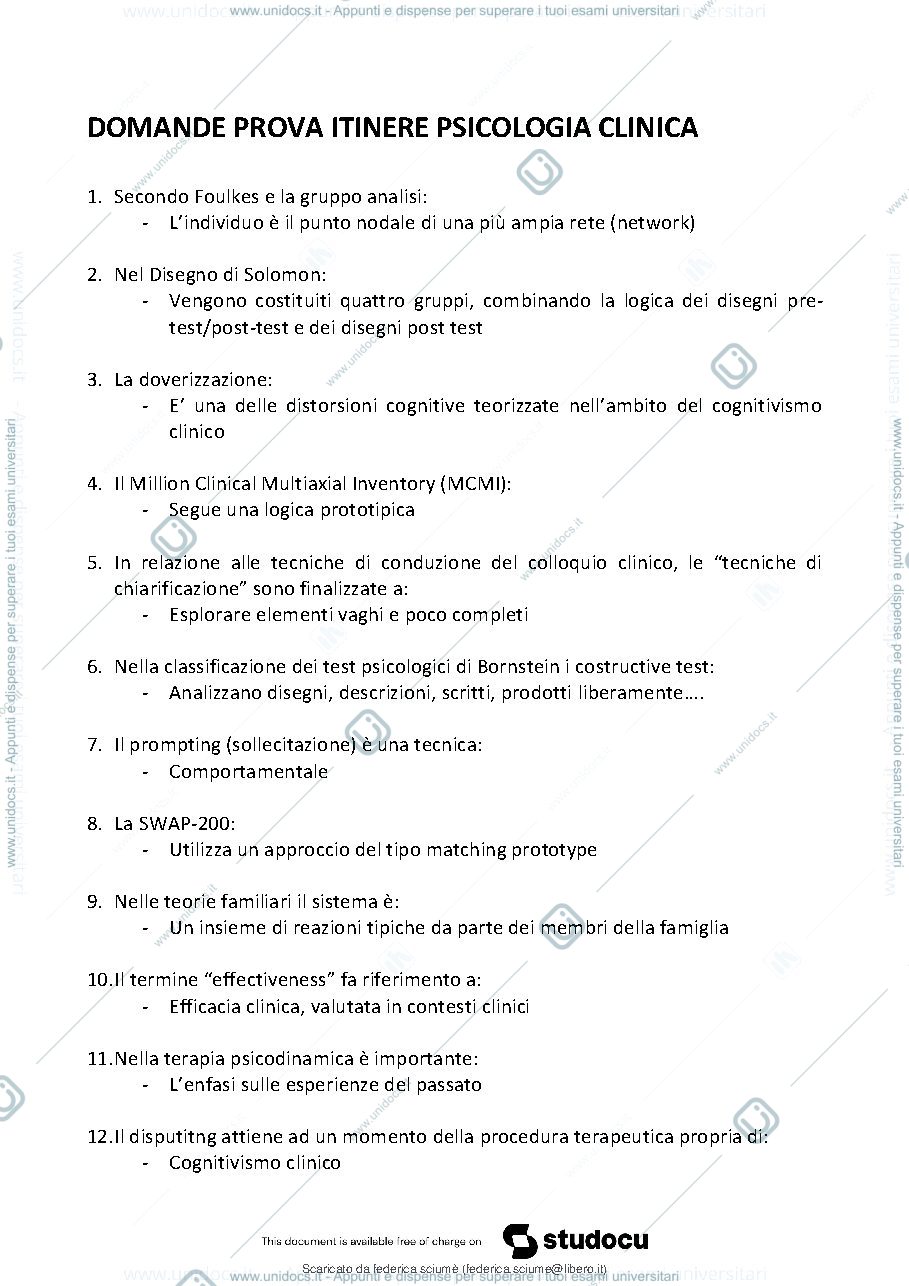 Anteprima pagina 2 — Psicologia clinica