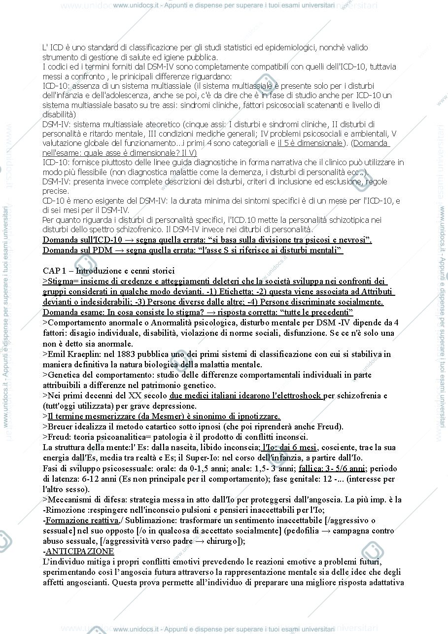 Anteprima pagina 2 — Domande Psicologia Clinica (Sica/Giannini/Casale)