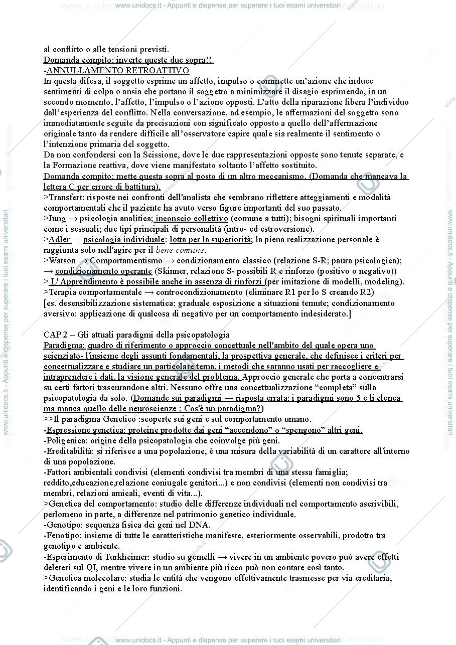 Anteprima pagina 3 — Domande Psicologia Clinica (Sica/Giannini/Casale)