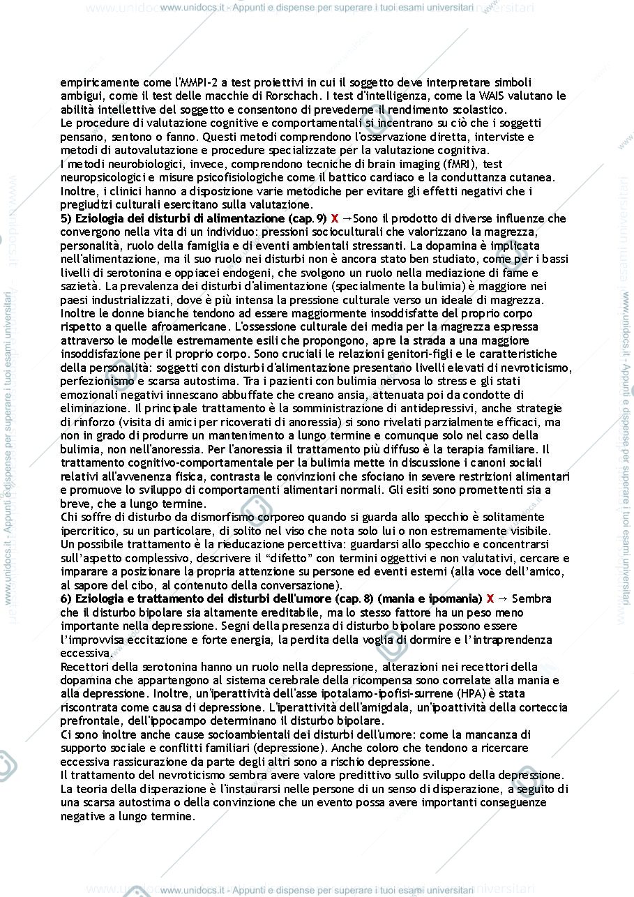 Anteprima pagina 3 — Domande Psicologia Clinica (Sica/Giannini/Casale)