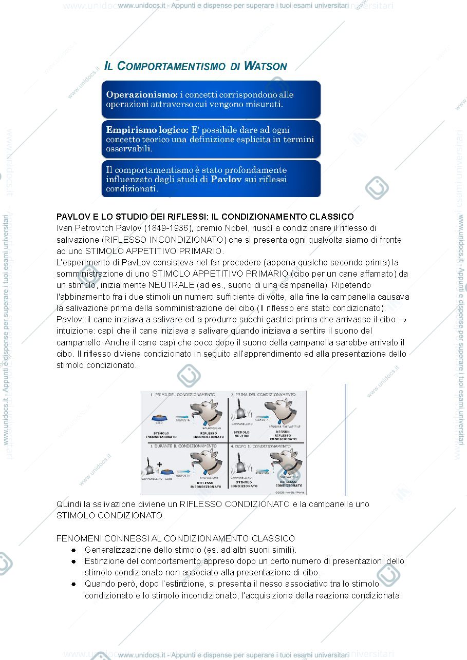 Anteprima pagina 5 — Appunti Psicologia cognitiva